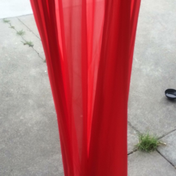 💋💔Red Sheer Vintage Dressing Gown💔💋 - Picture 3 of 7